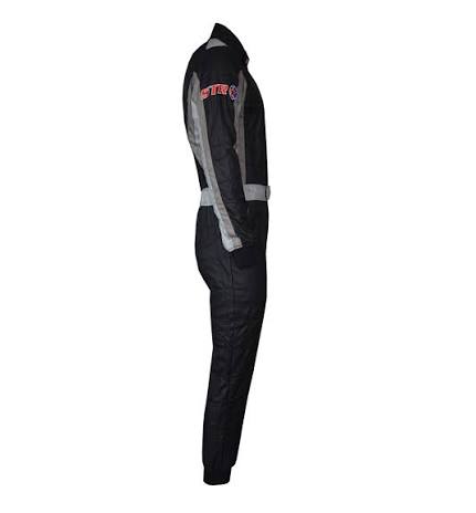 STR “Club” Race Suit – Triple Layer FIA Approved Black Grey