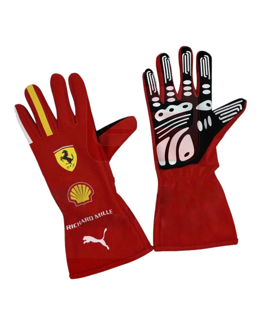 Ferrari Racing Gloves-2024 Charles Leclerc Official Gloves