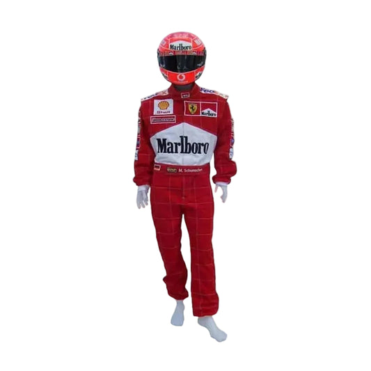 Michael Schumacher 2001 Ferrari F1 Embroidery / Patch Replica Race Suit