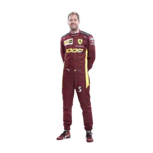 2020 Sebastian Vettel 1000 GP Ferrari F1 Racing Suit  | Prokart Racegear