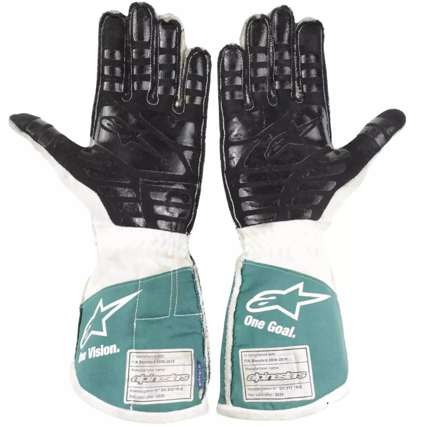2021 Lance Stroll Aston Martin F1 Race Gloves