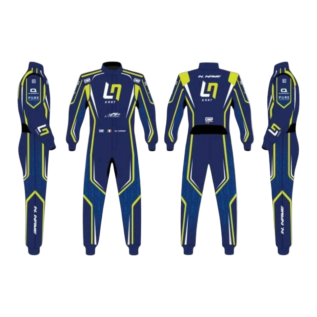 2022 LN Kart OMP Driver Overall Go Kart Race Suit