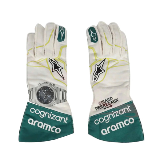 2022 Sebastian Vettel Aston Martin Race F1 Gloves