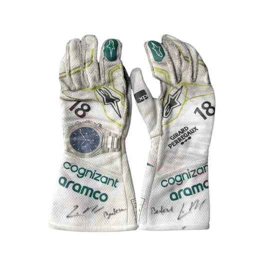 2023 Lance Stroll Aston Martin F1 Race Gloves