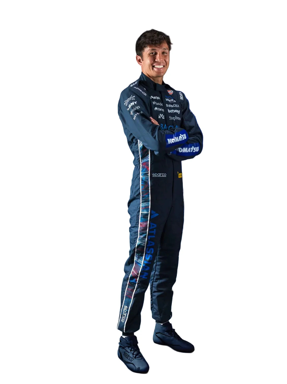 2026 Special Union Jack British GP F1 Racing Costume Worn by Carlos Sainz Jr. & Alex Albon