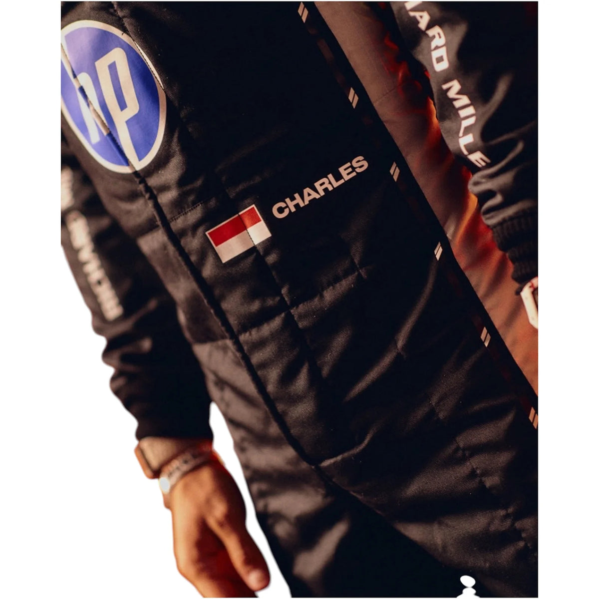 2026 Scuderia Ferrari Charles Leclerc HP Singapore GP Replica Race Suit