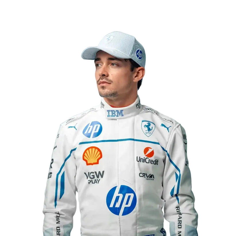 2025 Charles Leclerc Scuderia Ferrari Hp Monaco GP Race Suit