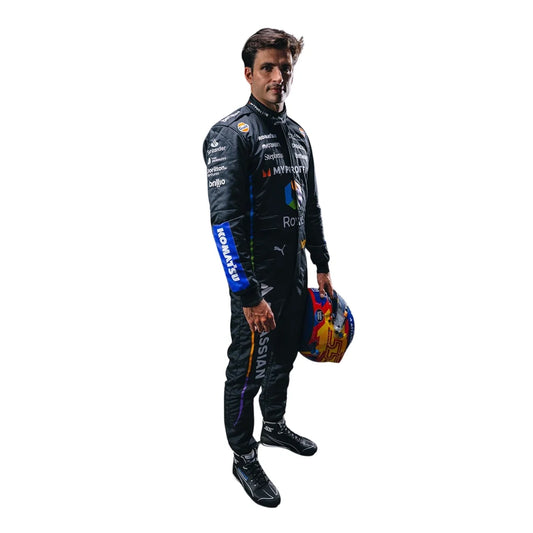 Carlos Sainz 2025 Las Vegas GP Williams F1 Racing Suit