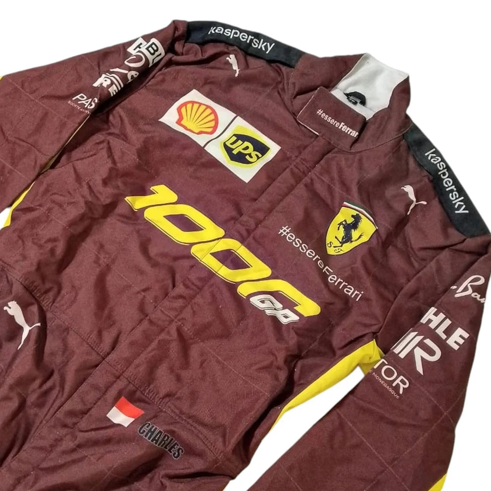 Charles Leclerc 2020 1000 GP Ferrari F1 Racing Suit | Prokart Racegear