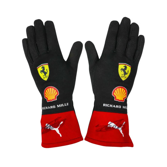 2023 Charles Leclerc Race Scuderia Ferrari F1 Gloves