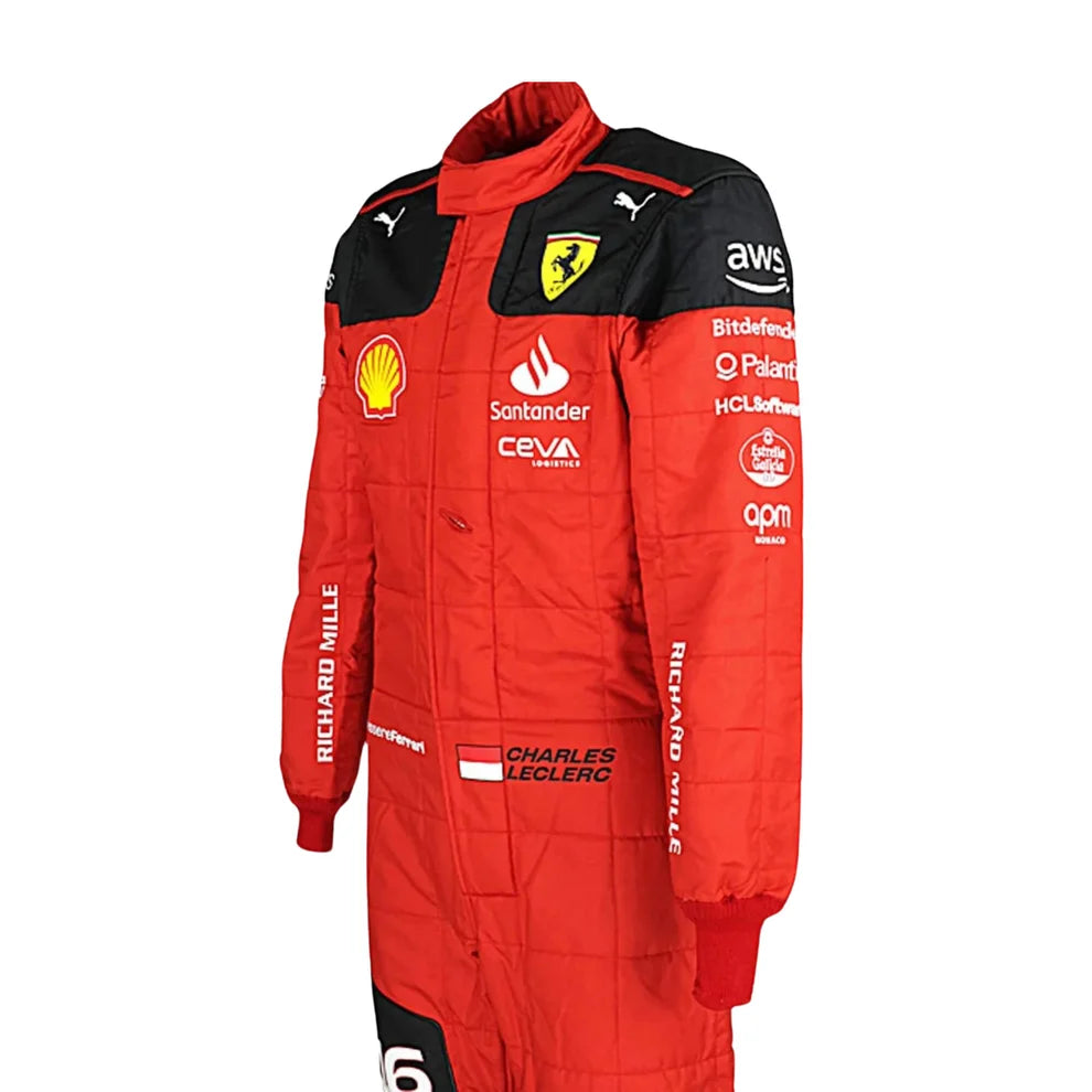 2023 Charles Leclerc Scuderia Ferrari F1 Race Suit