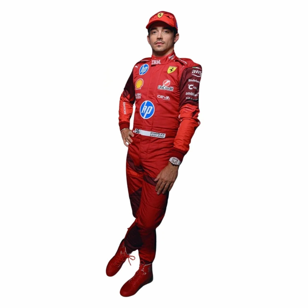 2025 F1 Racing Costume Worn by Charles Leclerc & Lewis Hamilton – Las Vegas GP | Prokart Racegear
