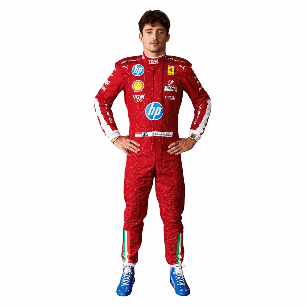 Charles Leclerc 2025 Monza GP Ferrari F1 Racing Suit | Prokart Racegear