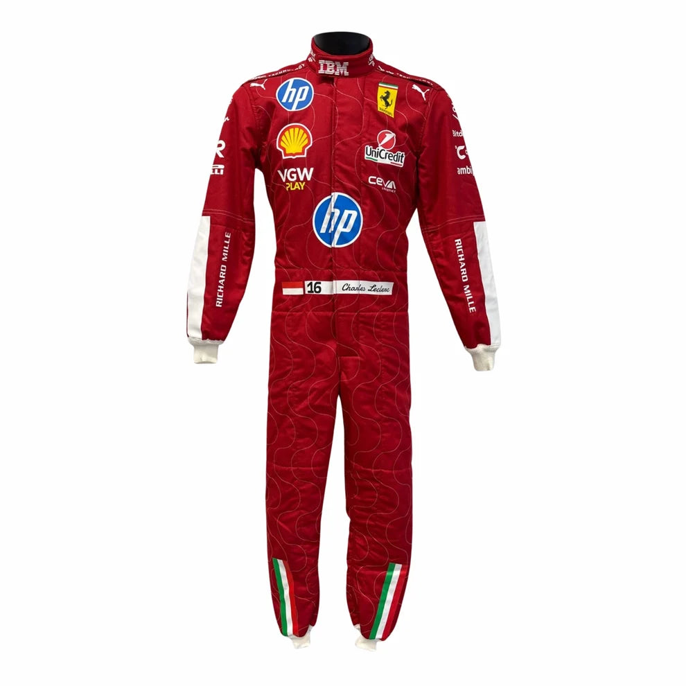 Charles Leclerc 2025 Monza GP Ferrari F1 Racing Suit | Prokart Racegear