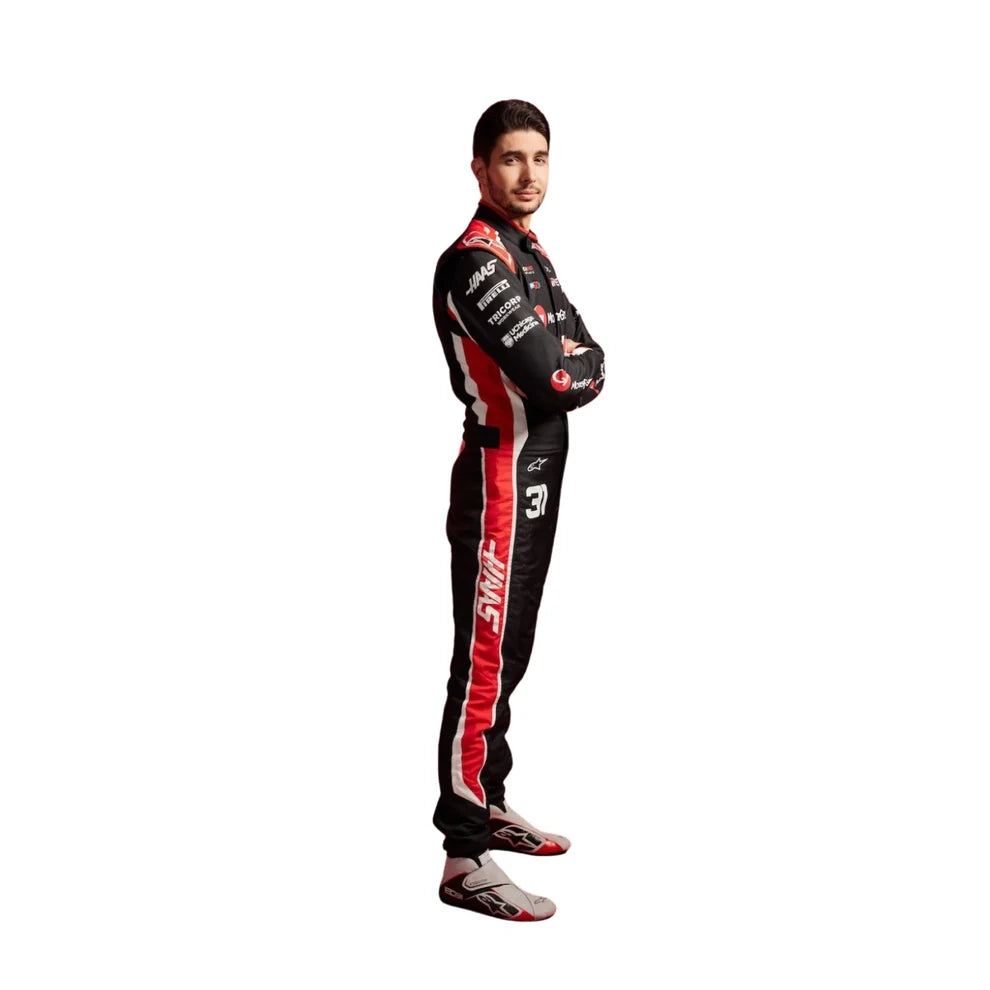 2025 Esteban Ocon Hass F1 Race Suit
