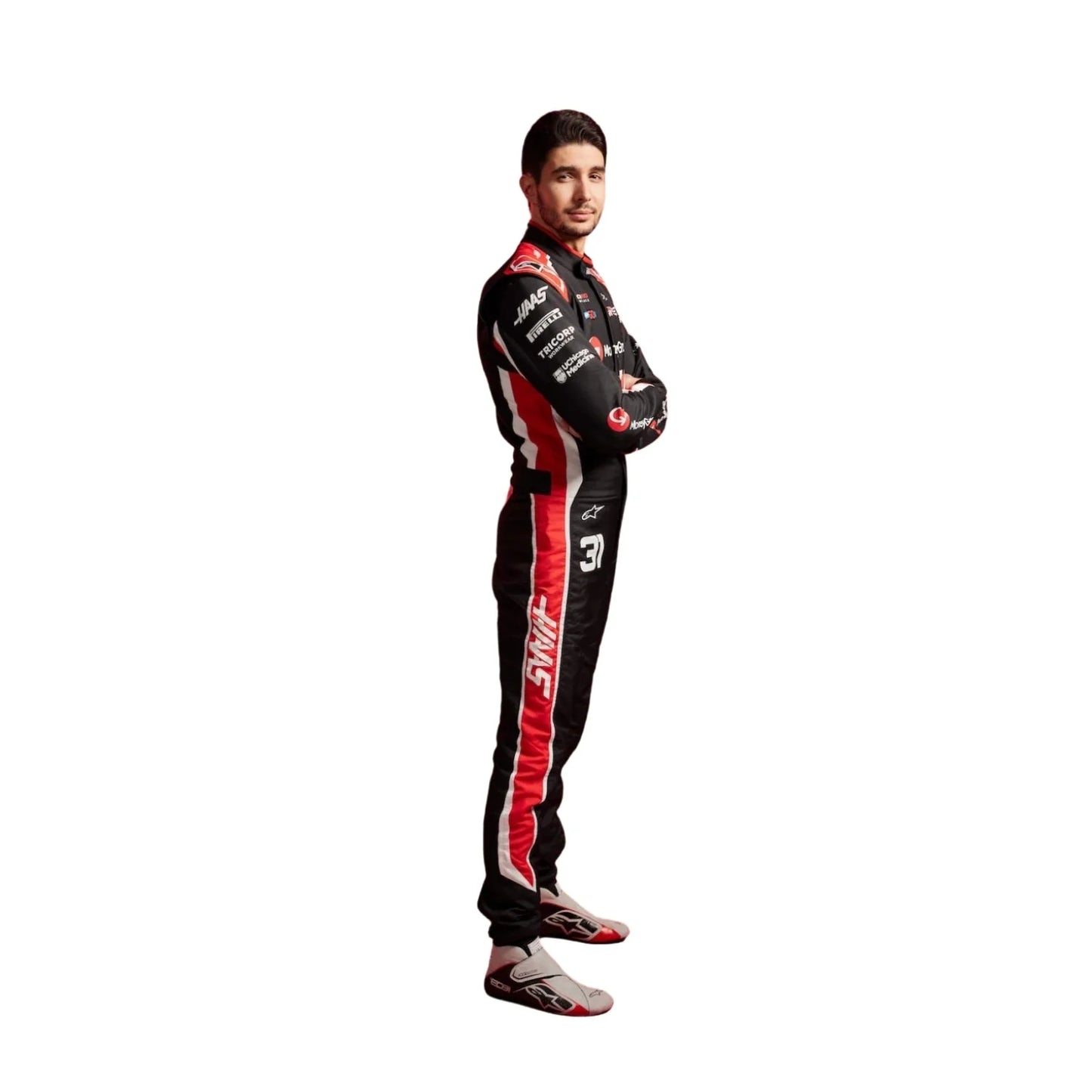 Esteban Ocon 2025 Haas F1 Inspired Race Suit | Prokart Racegear