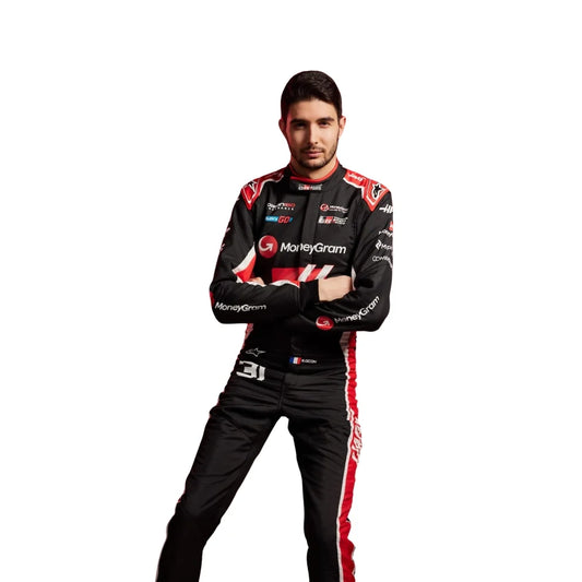 2025 Esteban Ocon Hass F1 Race Suit
