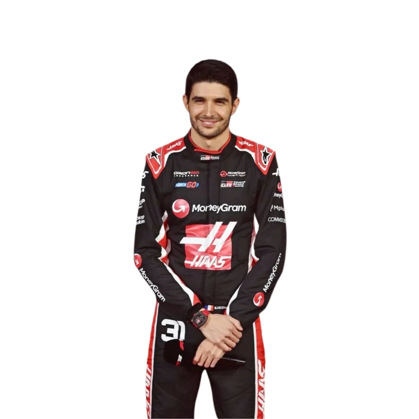 Esteban Ocon 2025 Haas F1 Inspired Race Suit | Prokart Racegear