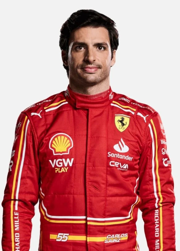 Carlos Sainz 2024 Ferrari F1 Inspired Race Suit | Prokart Racegear