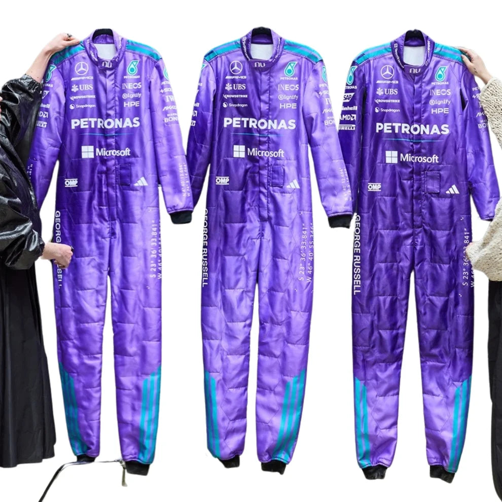 2026 F1 Racing Costume Worn by George Russell & Andrea Kimi Antonelli – Miami GP Mercedes | Prokart Racegear