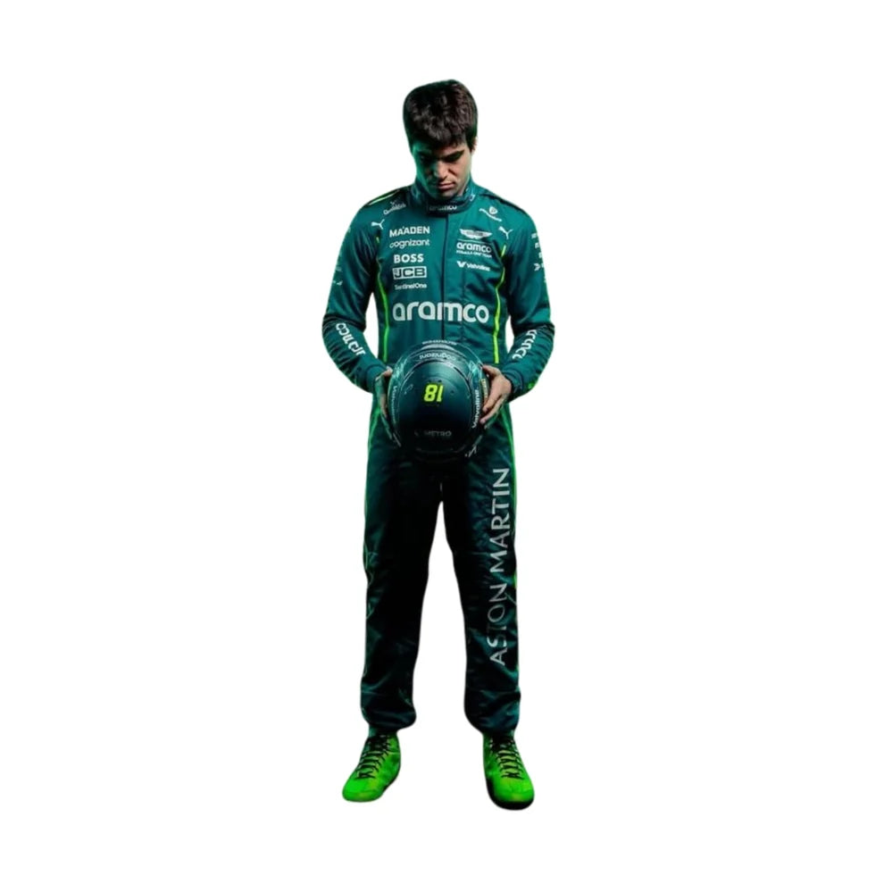 2025 Lance Stroll Aston Martin F1 Race Suit