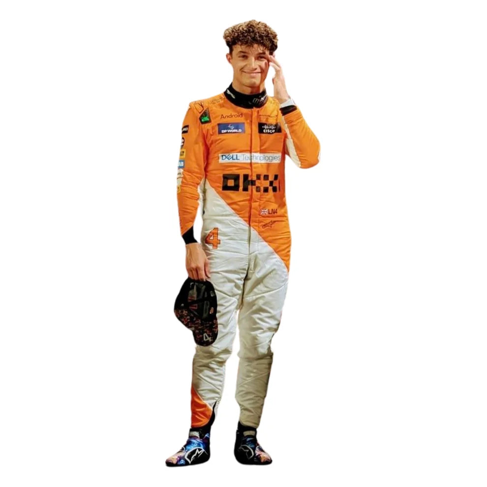 Lando Norris 2024 Singapore GP McLaren F1 Racing Suit | Prokart Racegear