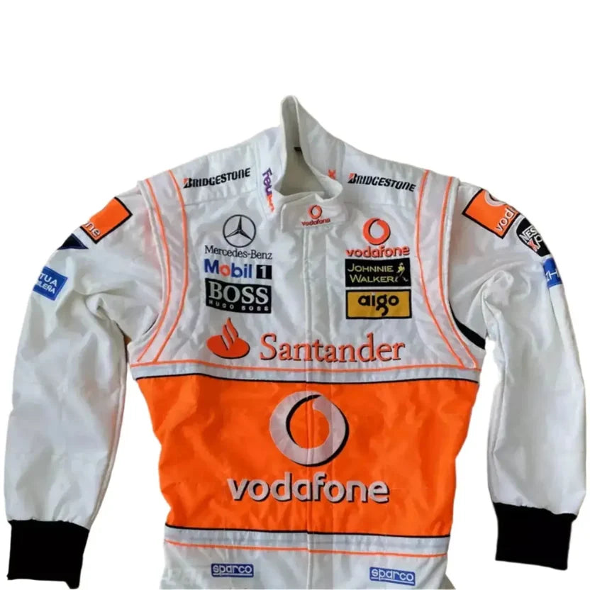Lewis Hamilton 2008 McLaren F1 Embroidered Racing Suit