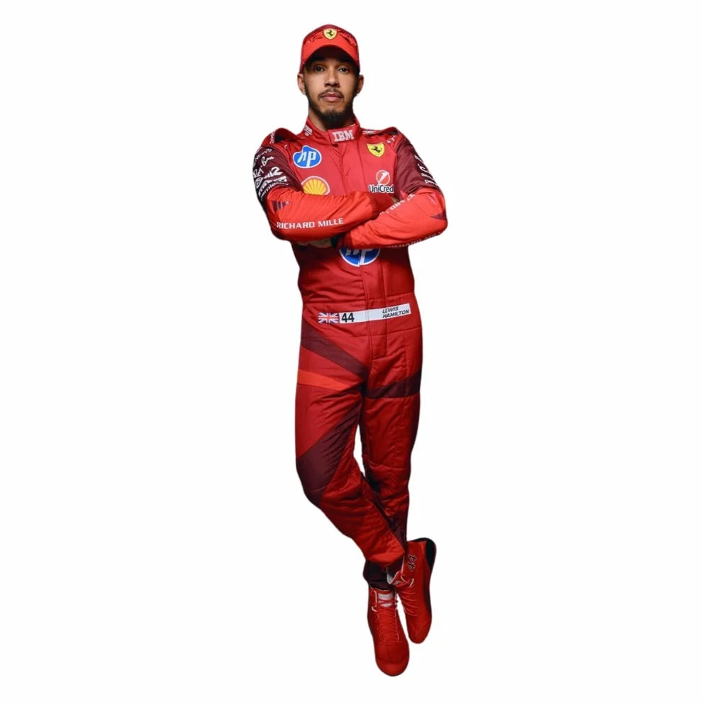 2025 F1 Racing Costume Worn by Charles Leclerc & Lewis Hamilton – Las Vegas GP | Prokart Racegear