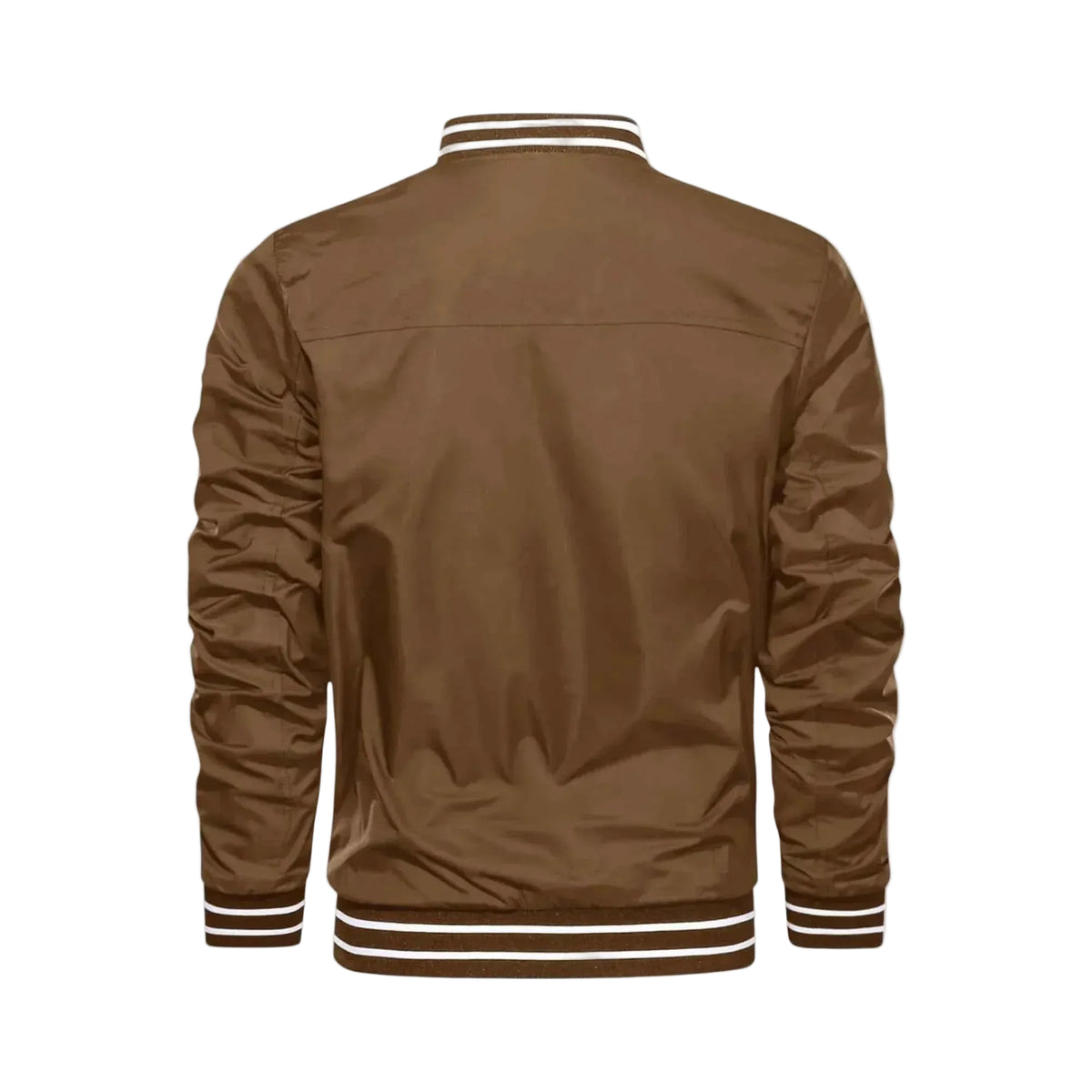 Men's Lightweight Bomber Jacket - Brown