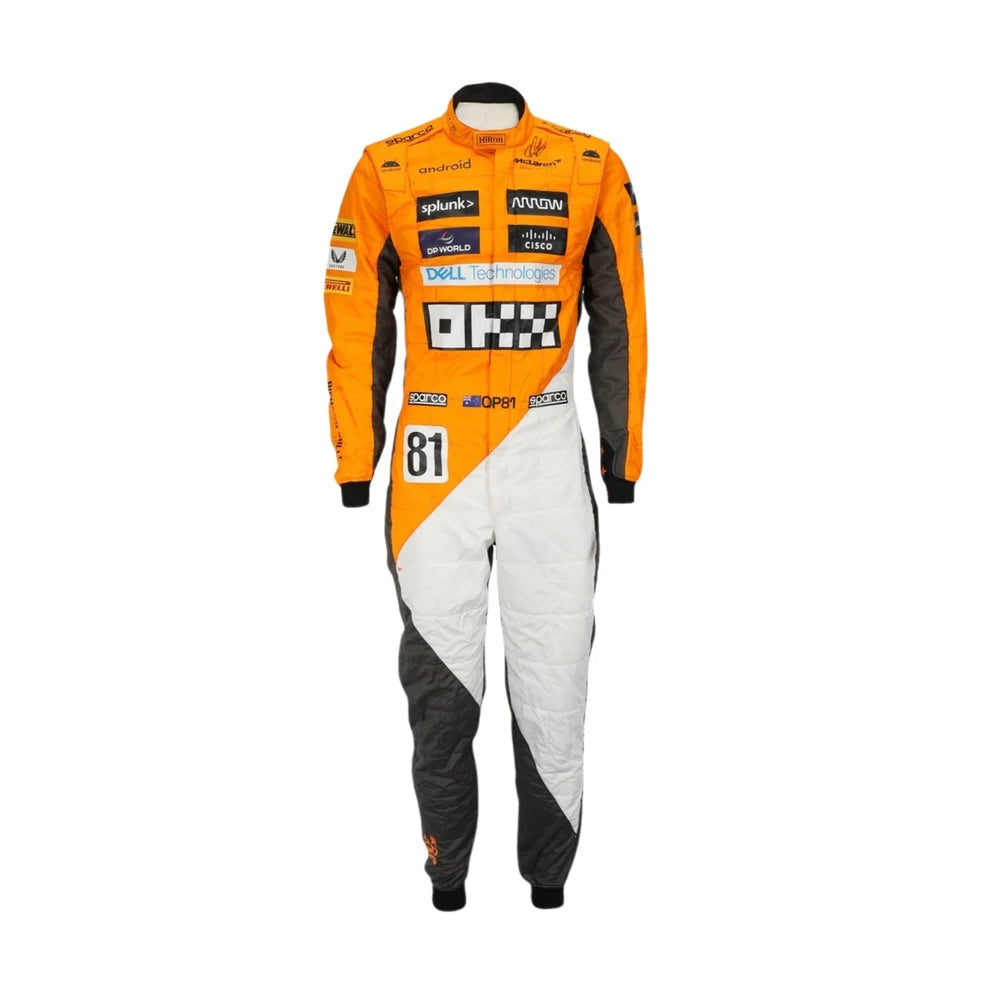 Oscar Piastri 2023 'Triple Crown' Spanish GP McLaren F1 Racing Suit | Prokart Racegear