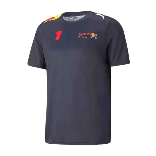RED BULL RACING F1 MEN'S MAX VERSTAPPEN #1 DRIVER T-SHIRT NAVY