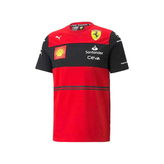 SCUDERIA FERRARI F1 MEN'S 2022 TEAM T-SHIRT RED