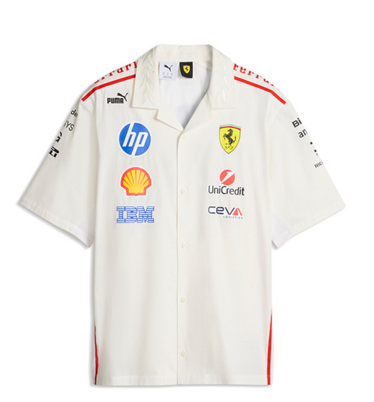 Ferrari F1 Team Racing T Shirt | White | Puma Motorsport Shirt