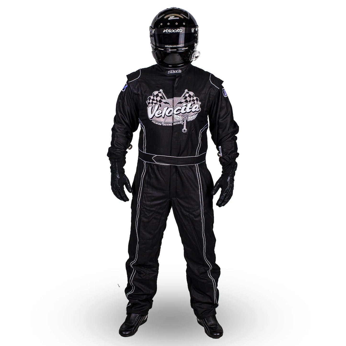 Velocita Wings and Pistons Stock Racing Suit