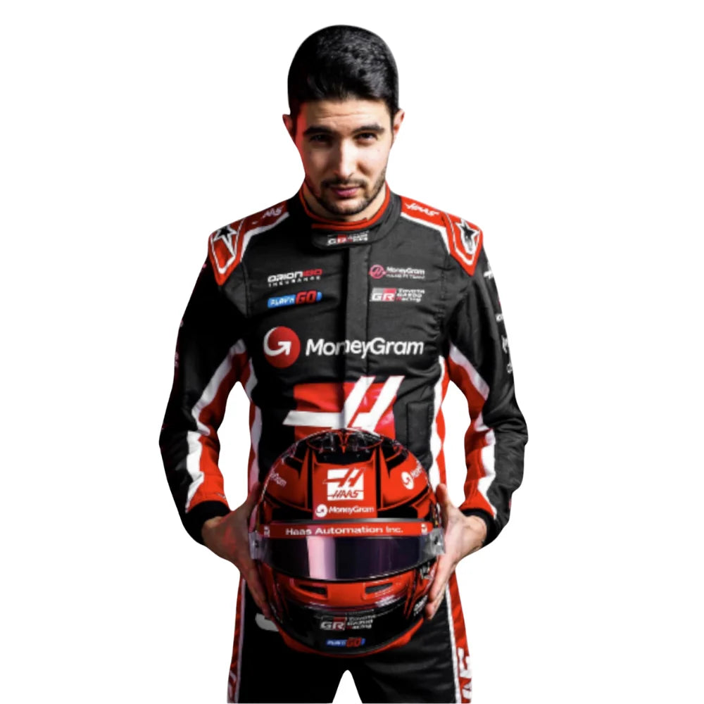 Esteban Ocon 2025 Haas F1 Inspired Race Suit | Prokart Racegear