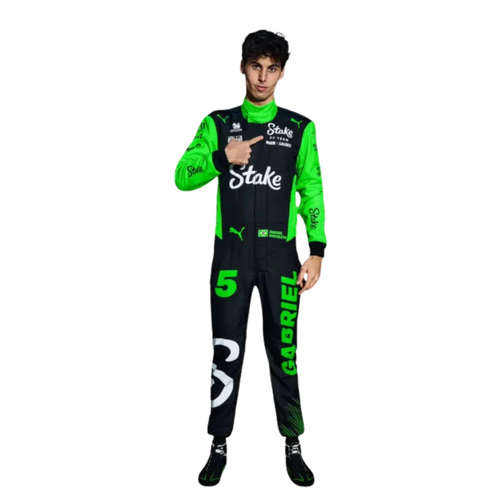 Gabriel Bortoleto 2025 Kick Sauber F1 Inspired Race Suit | Prokart Racegear