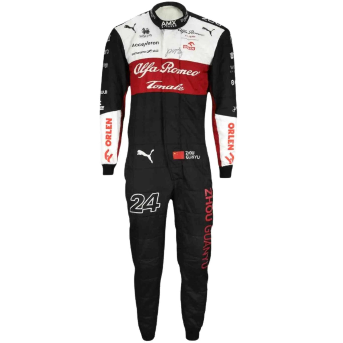 2022 Zhou Guanyu Alfa Romeo F1 Race Suit