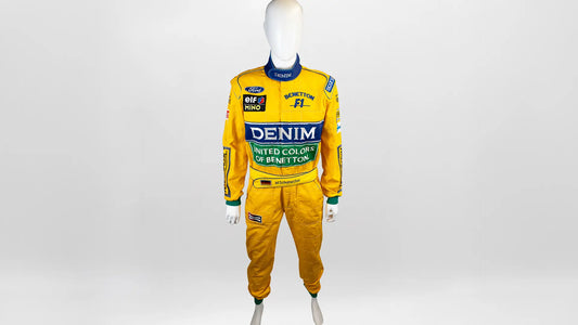 Michael Schumacher 1991 F1 Team Embroidery Replica Race Suit