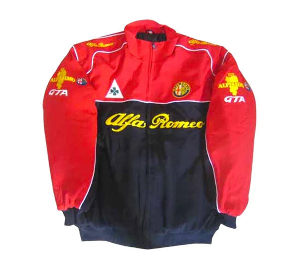 Alfa Romeo Racing Jacket Red & Black FORMULA PATCH