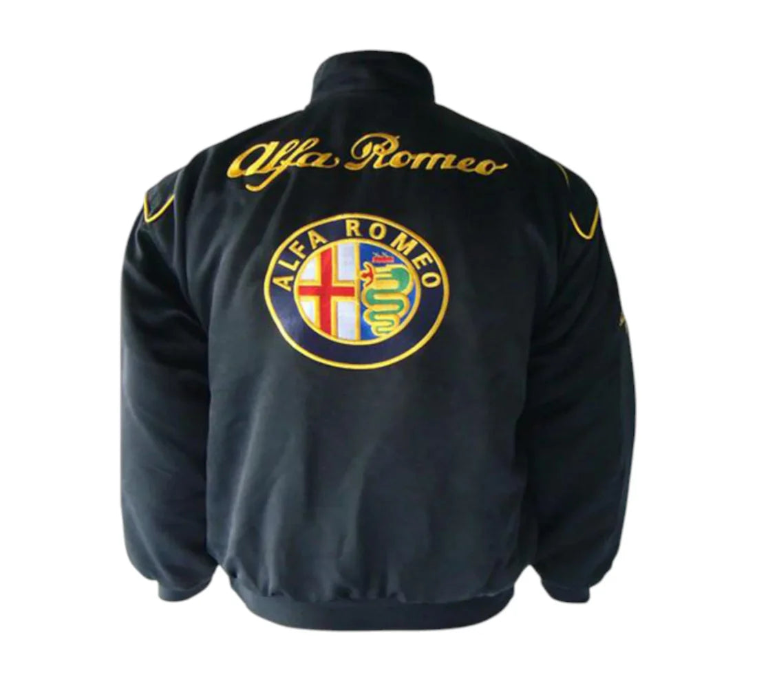 Alfa Romeo Vintage Racing Jacket Black