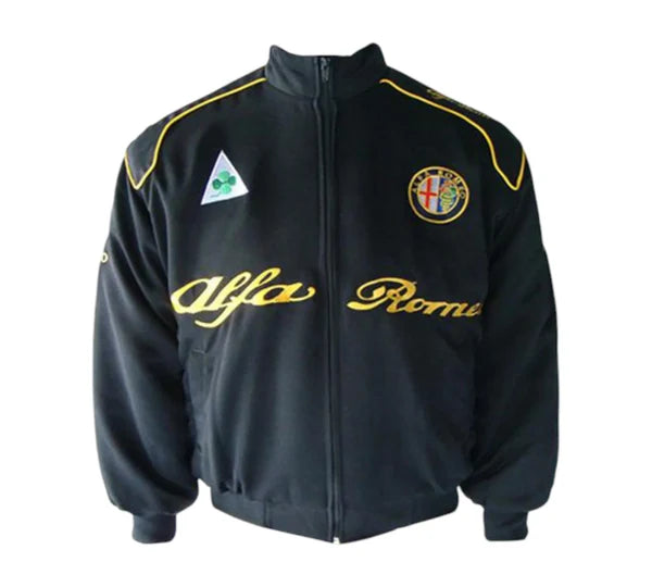 Alfa Romeo Vintage Racing Jacket Black