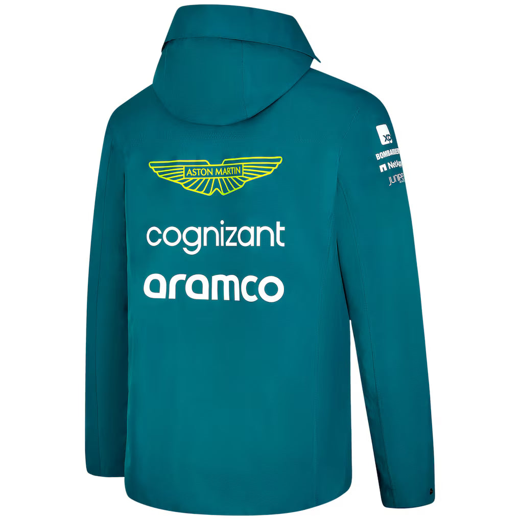 Aston Martin Aramco Cognizant F1 2023 Official Team Rain Jacket
