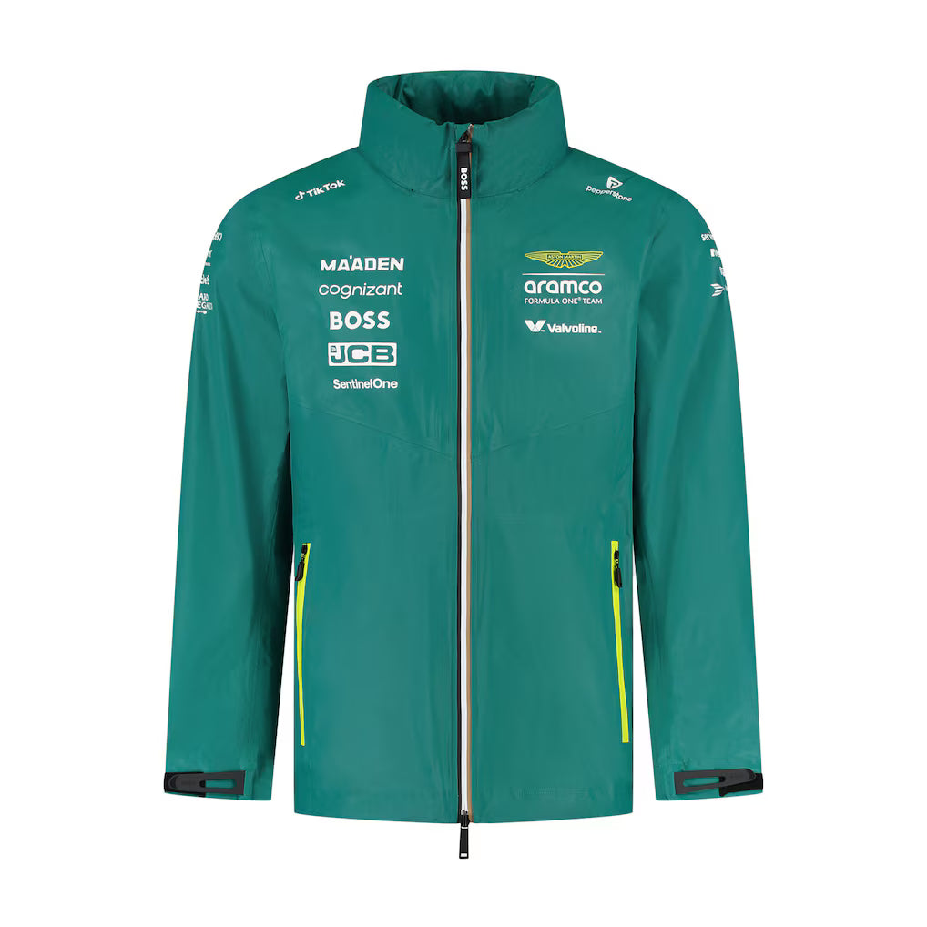 Aston Martin Aramco Cognizant F1 2025 Team Rain Jacket