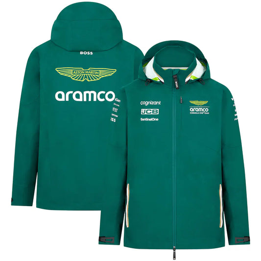 Aston Martin Aramco F1 2024 Team Rain Jacket
