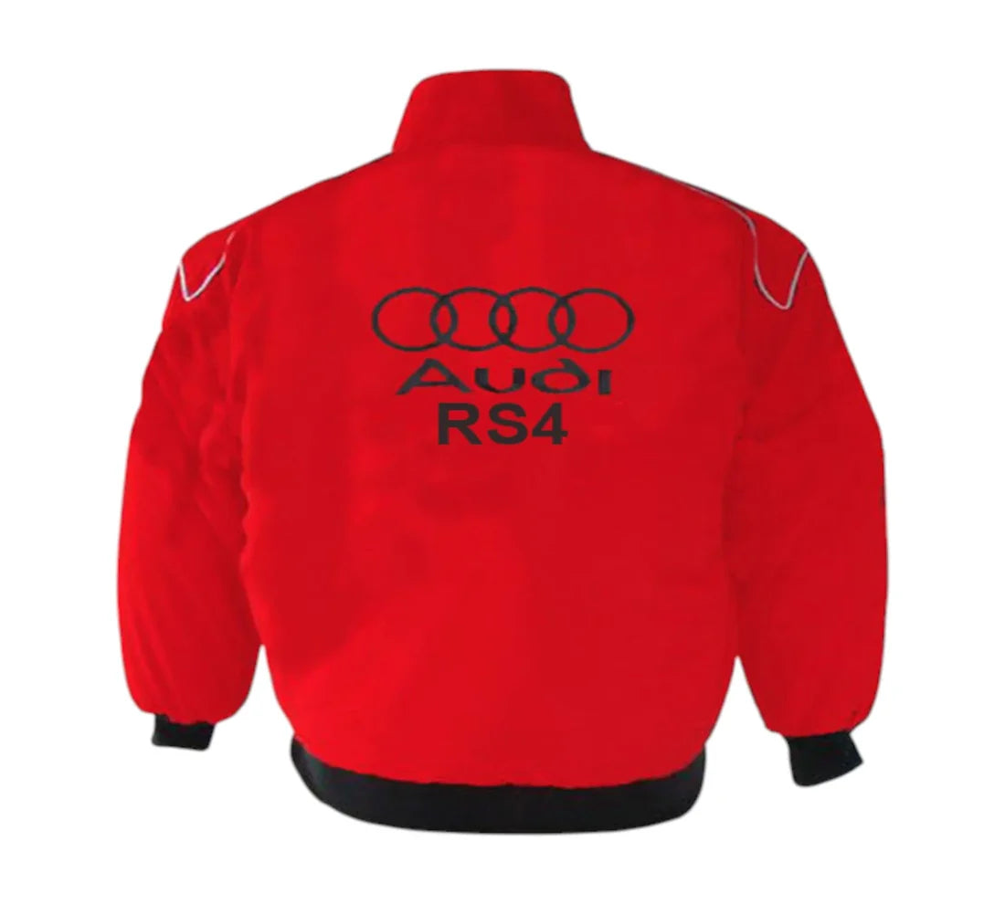Audi RS4 Vintage Racing Jacket Red