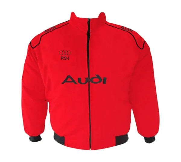 Audi RS4 Vintage Racing Jacket Red