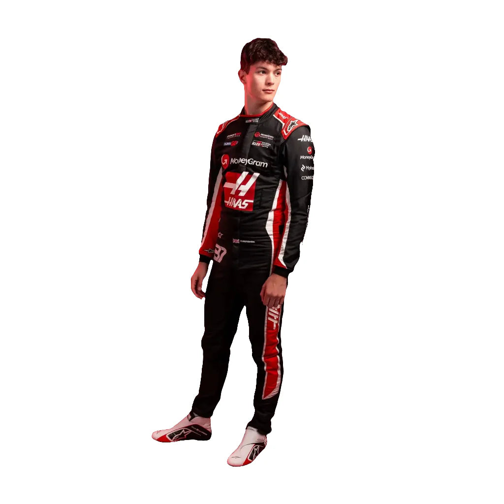 Oliver Bearman 2025 Haas F1 Inspired Race Suit | Prokart Racegear