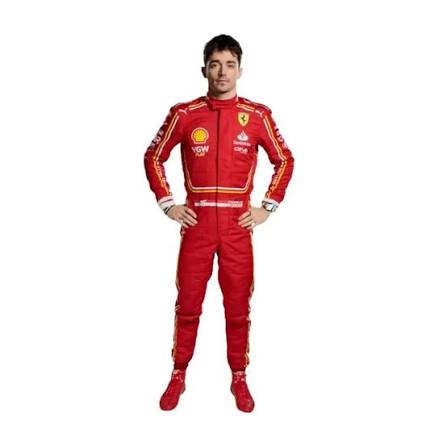 Charles Leclerc 2024 Ferrari F1 Inspired Race Suit | Prokart Racegear