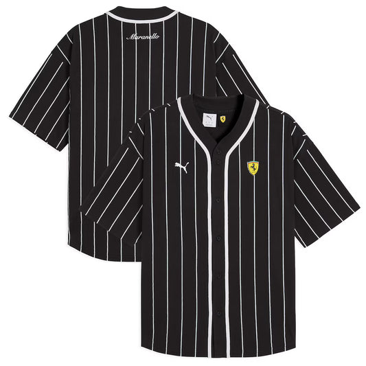 Scuderia Ferrari Baseball Jersey by Puma - Black