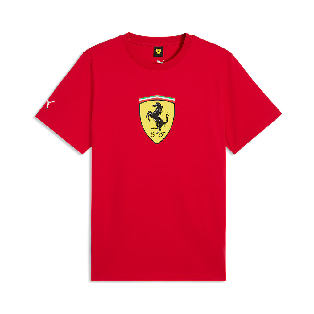 Scuderia Ferrari Puma Large Shield T-Shirt - Red